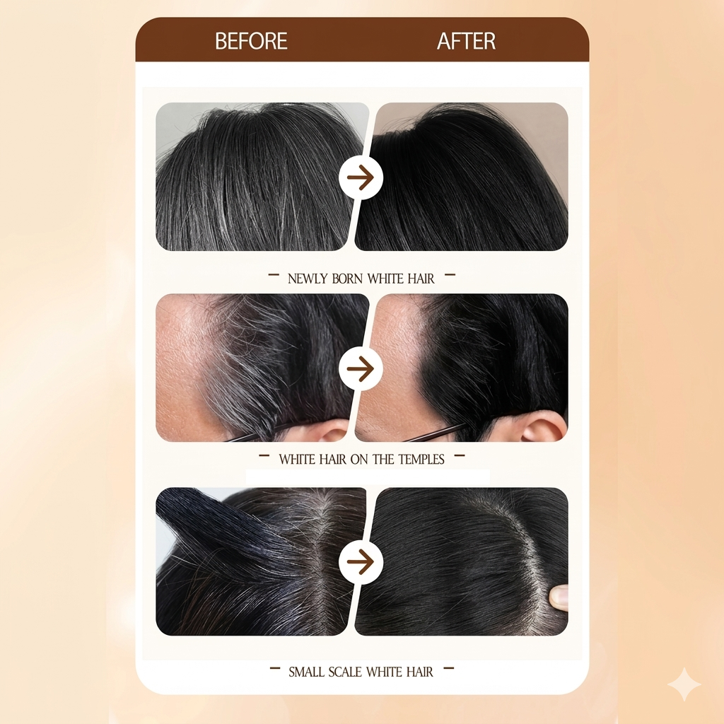 Instant Hair Colour Comb Stick, Men & Women